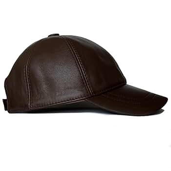 Lukkizara Leather Baseball Cap Genuine Lambskin Leather Hat
